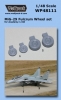 1/48 MiG-29 Fulcrum Wheel set (for Academy)