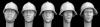 1/35 HRH03 - 5 heads, Soviet early WW2 helmets 