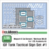1/35 IDF Tank Tactical sign set #1