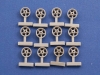 1/35 Burnt Openwork Wheels for US Tank M4 Sherman and M3 Lee/Grant