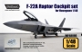 1/48 F-22A Raptor Cockpit set (for Hasegawa)